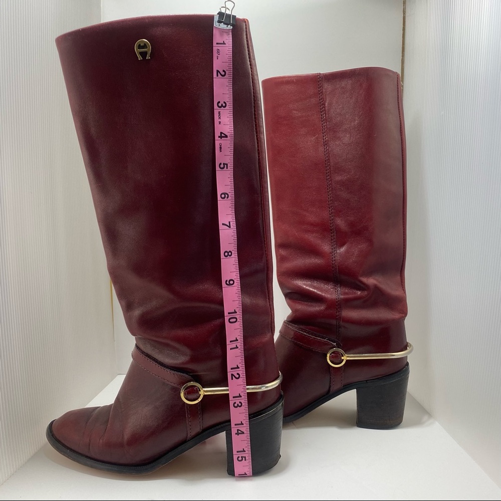 ✨SOLD✨Ultra Rare 1970’s Etienne Angier Oxblood Riding Boots (Made in Italy)- 7 - Picture 5 of 5